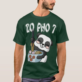 20 Pho 7 Kawaii Panda RamenOtaku Noodles Bowl T-Shirt