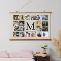 20 photo collage Black and Biege Family