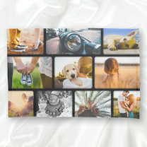 20 Photo Pillow Case Template Collage Black Frame