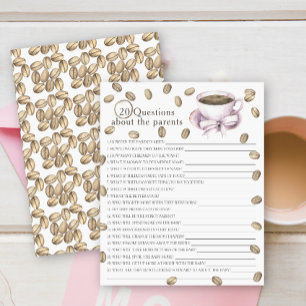 20 Questions about the Parents, Coffee baby shower