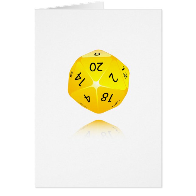 20-sided Die (Front)