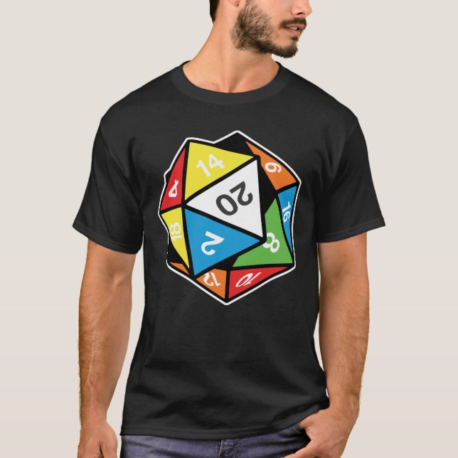 20 Sided Puzzle T-Shirt (Front)