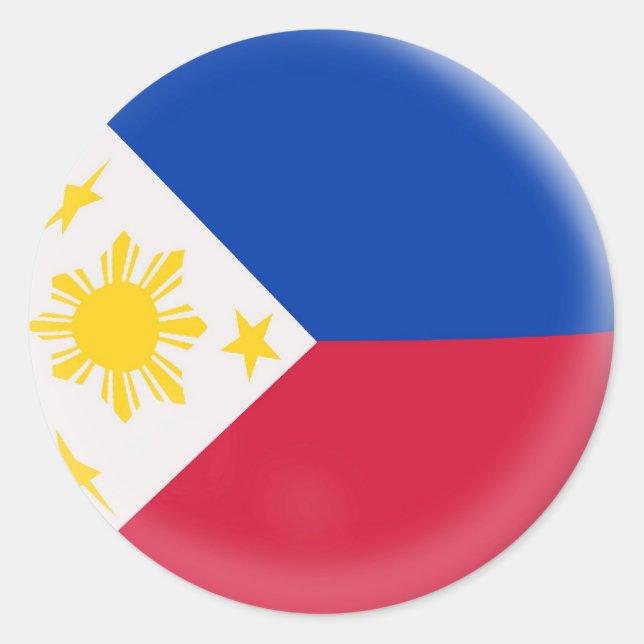 20 small stickers Philippines flag (Front)