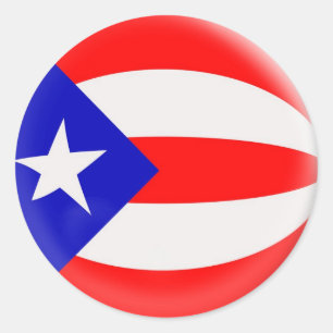 20 small stickers Puerto Rico flag
