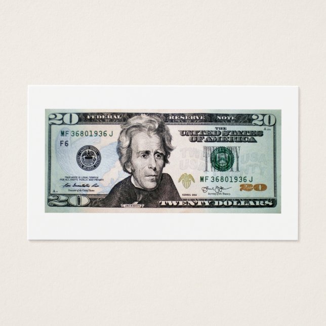 20 US dollars banknote  (Front)