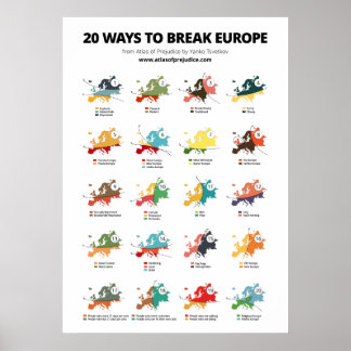 20 Ways to Break Europe Poster