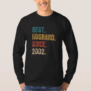 20 Wedding Aniversary For Him Best Husband Since T-Shirt