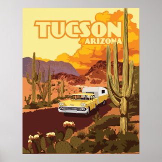 20"x16" Camper Poster