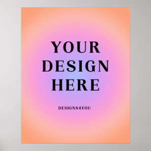 20 x 25 Vertical Printed Art Poster