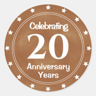 20 Year Anniversary Envelope Seal