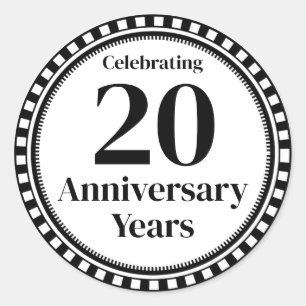 20 Year Anniversary Envelope Seal