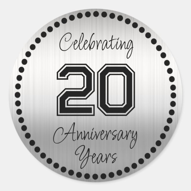 20 Year Anniversary Envelope Seal (Front)