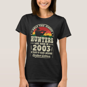 20 Year Old Deer Hunting Hunters Vintage 2003 20th T-Shirt