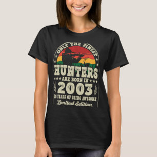 20 Year Old Deer Hunting Hunters Vintage 2003 20th T-Shirt