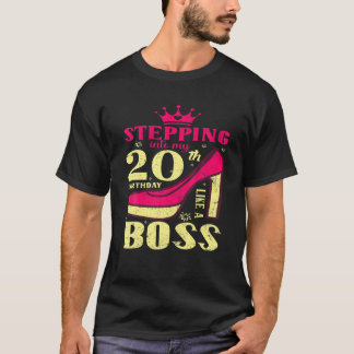 20 Year Old Floral Awesome Since December 2001 20T T-Shirt