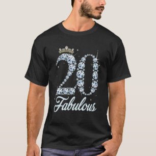 20 Year Old Its My 20Th Birthday Queen Diamond Hee T-Shirt