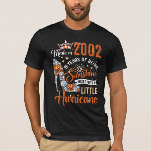 20 Year Old Made In 2002 Birthday Queen Diamond He T-Shirt