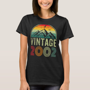 20 Year Old Vintage 2002 20th Birthday T-Shirt