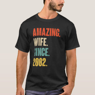 20 Year Wedding Anniversary For Her Amazing Wife S T-Shirt