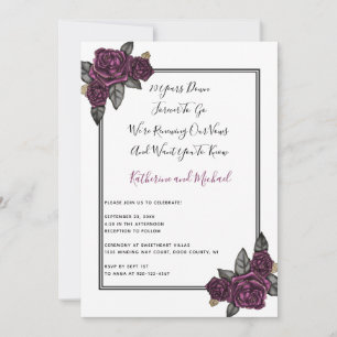 20 Year Wedding Vow Renewal Invitation