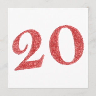 20 years anniversary card
