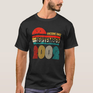 20 Years Old Awesome Since September 2002 20th 1 T-Shirt