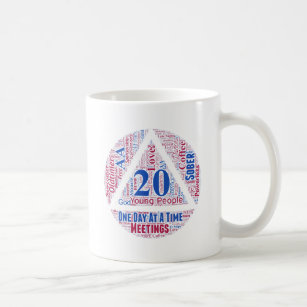 20 Years Sober Coffee Mug