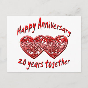 20 Years Together Postcard