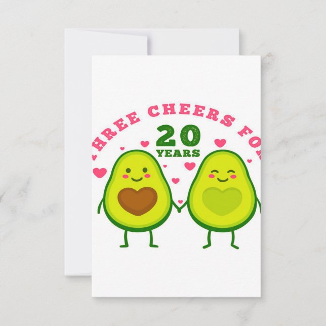 20 years wedding anniversary| husband gift RSVP ca (Front)