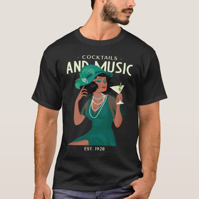20s Nostalgia For Men And Women Classic Old Era T-Shirt (Front)