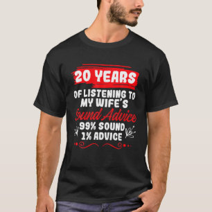 20Th 20 Year Wedding Anniversary Husband Wife T-Shirt