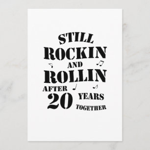 20th Anniversary - 20 Years Couples Gift Card