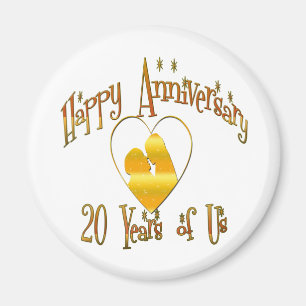 20th. Anniversary Magnet