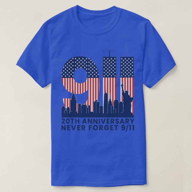 20th anniversary never forget 9 T-Shirt (Design Front)