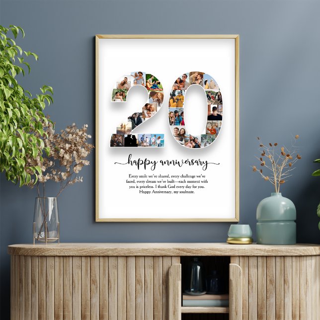 20th Anniversary Photo Collage Poster (Creator Uploaded)