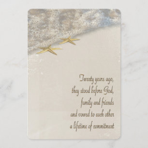 20th Anniversary Vow Renewal Wedding Program