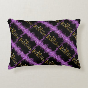 20th Birthday Decorative Cushion