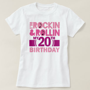 20th Birthday Gift Idea For Female T-Shirt