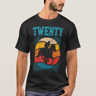 20th Birthday Horse Rider Fan 20 Years old Girls B T-Shirt