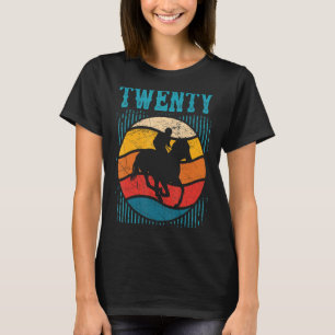 20th Birthday Horse Rider Fan 20 Years old Girls B T-Shirt