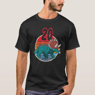 20Th Birthday I Triceratops Horridus I Family Matc T-Shirt