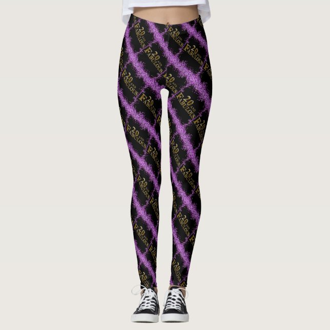20th Birthday  Leggings (Front)