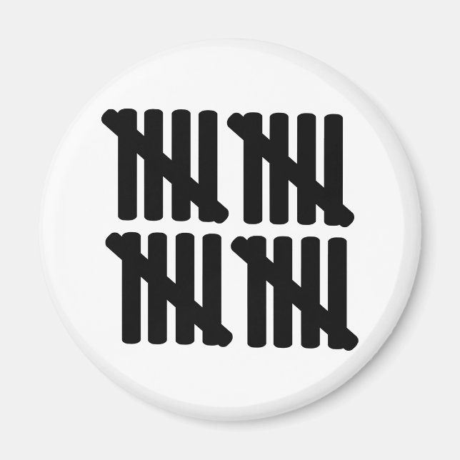 20th birthday magnet (Front)