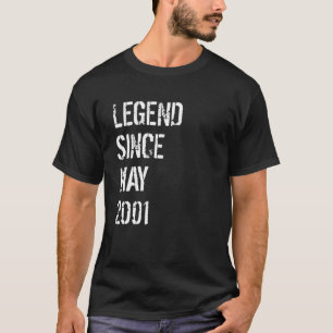 20Th Birthday Men Women Born May 2001 T-Shirt