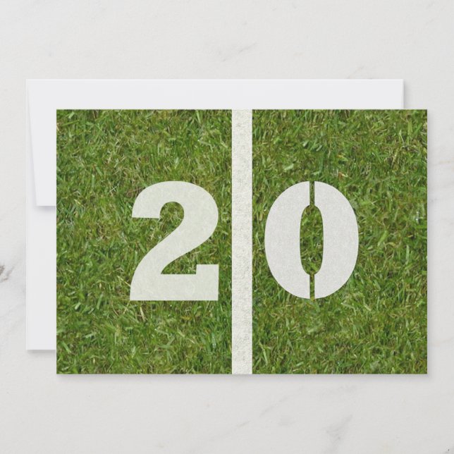 20th Birthday Party! Invitation (Front)