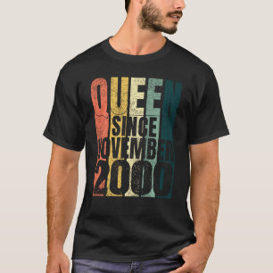 20th Birthday  Quarantine Queen Since November 200 T-Shirt