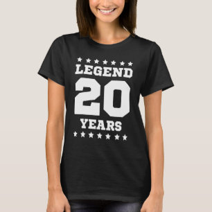 20th Birthday Woman Man 20 Years T-Shirt