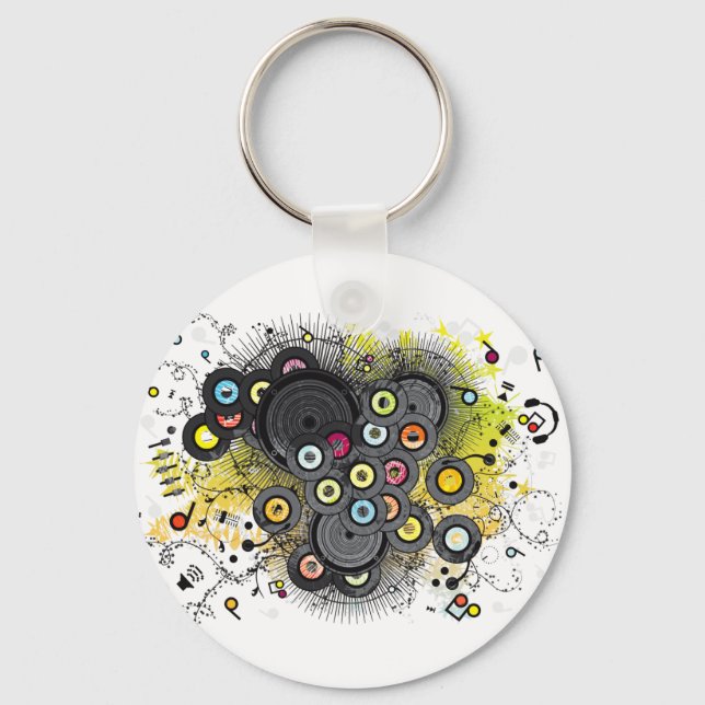 20th-Century Music Key Ring (Front)