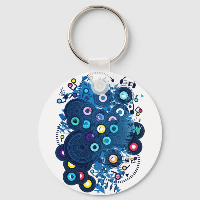 20th-Century Music Key Ring (Front)