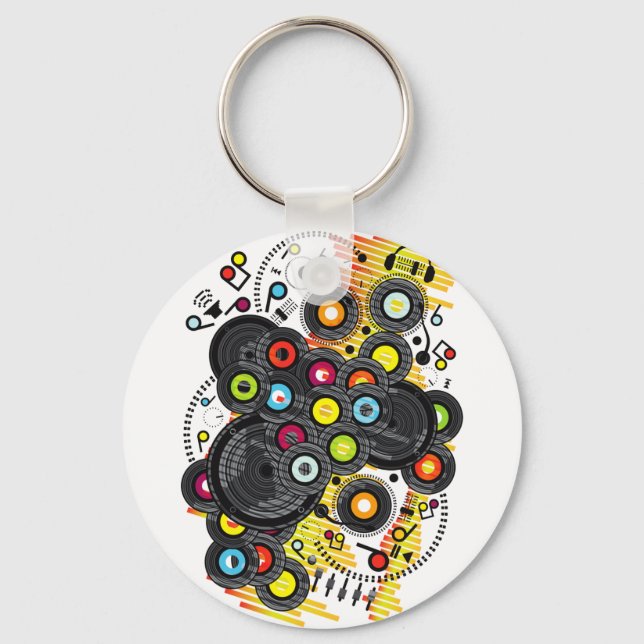 20th-Century Music Key Ring (Front)